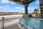 Enjoy your private hot tub with a great view of Big Mountain